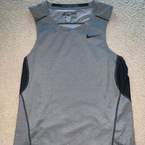 nike grey tank top mens